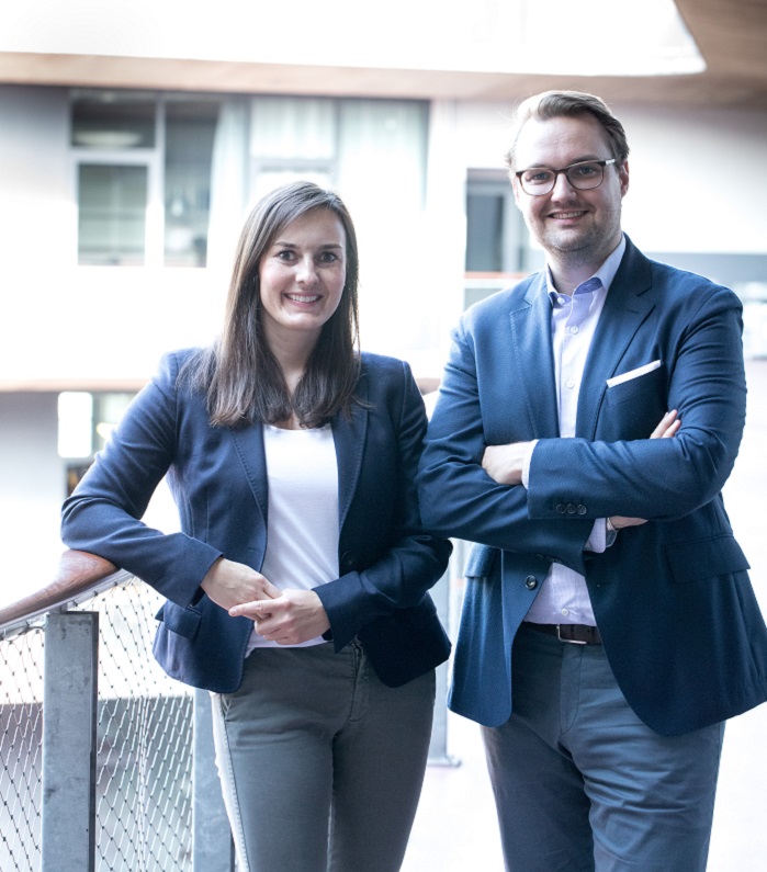 The Managing Directors of the KM.ON Antonia Gottschalk and Maximilian Kürig. © Karl Mayer